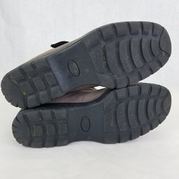Toe Warmers Canada Active Boots Women's Sz 11 Lined Ankle Hook Loop Taupe Winter - Picture 8 of 16